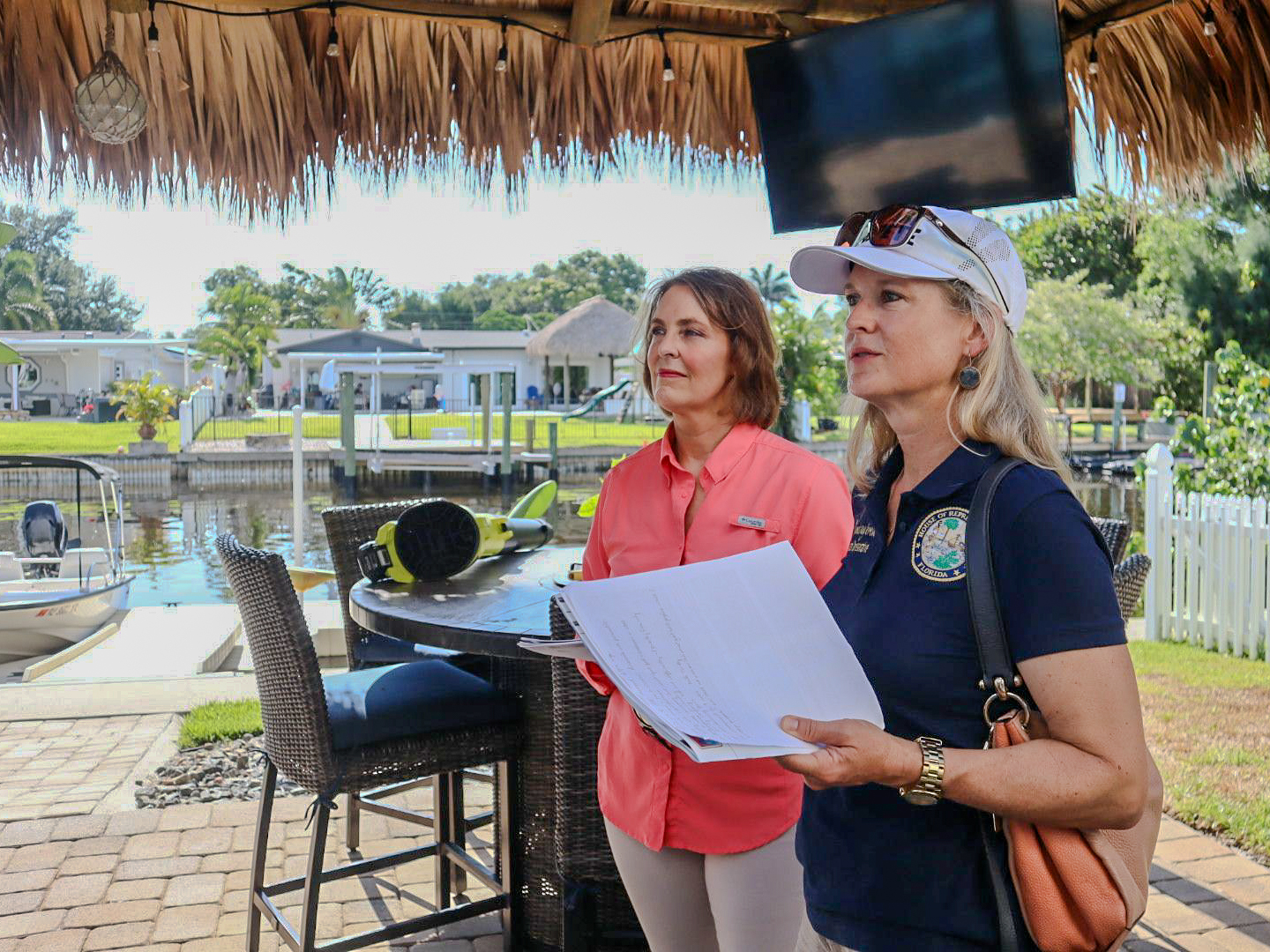 Rep. Castor and State Rep. Lindsay Cross tour Riviera Bay