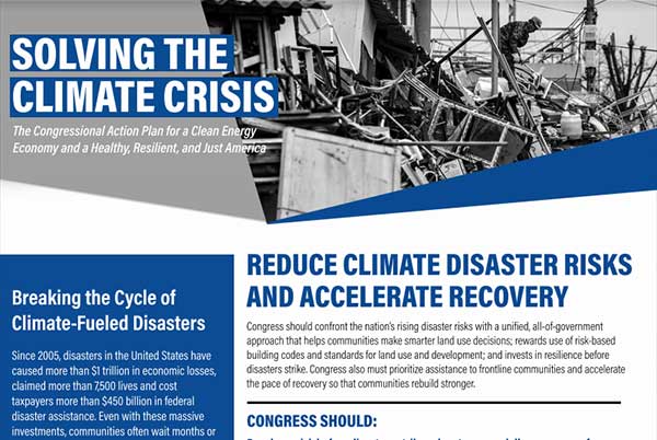 Reduce Climate Disaster Risks and Accelerate Recovery