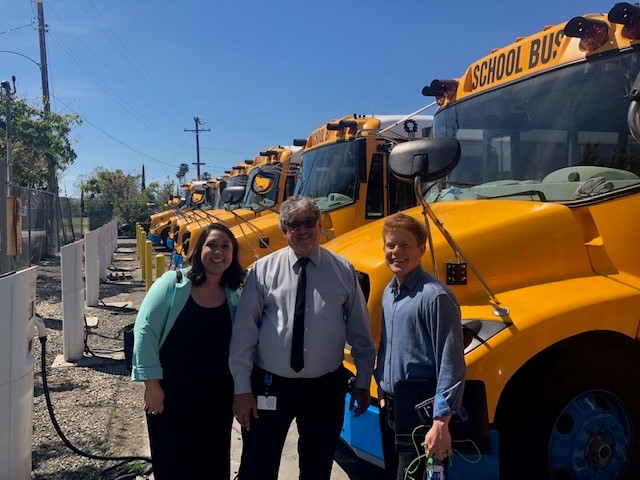 Electric school buses